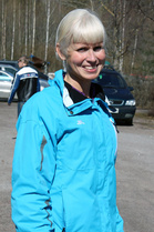 Hanna Tuominen vastasi naisten puolimaratonin kovimmasta ajasta. Kuva: Elisa Aunola